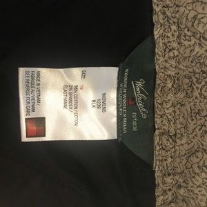 Woolrich, Black pants, never worn.